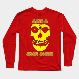 Dazed and Ripping - Crimson Ghost 70's style Long Sleeve T-Shirt